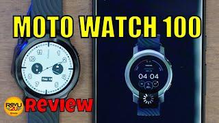 Motorola Moto Watch 100  Review -  A Sub $100 Affordable Smartwatch