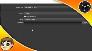OBS Studio Tutorial Streaming Services Twitch Hitbox YouTube Gaming  OBS Multiplatform