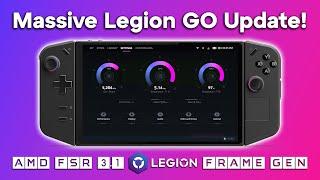 The Legion GO Just Got A Lot Better Massive Update + FSR 3.1 & Frame Gen