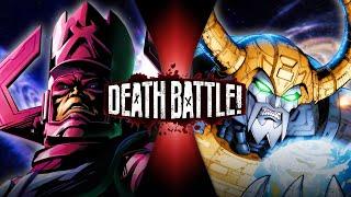 Galactus VS Unicron Marvel Comics VS Transformers  DEATH BATTLE