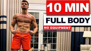 10 Min Full Body Workout No Equipment  Burn Fat While Building Muscle  velikaans