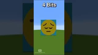 Minecraft Emojis 1 bit 2 bits 4 bits 8 bits 16 bits 32 bits 64 bits 128 Bits 