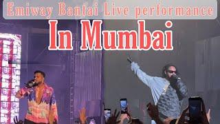 Emiway Bantai Mumbai Show  Emiway Bantai Crazy performance In Mumbai  King  Vlog  Saif Sayyed