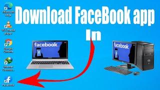 How to install Facebook app in Pc Laptop   Download Facebook in Windows 1087  2022  2023