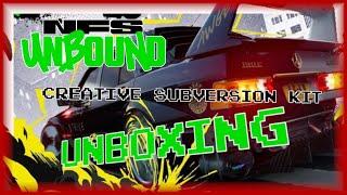 Need for Speed NFS Unbound Creative Subversion Kit UNBOXING