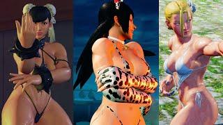 Street Fighter V Story Mode Walkthrough With Swimsuit Mods - Extra Difficulty - Part 3 - 4K - PC