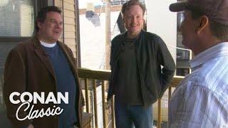 Conan & Jeff Garlin Visit Their Old Apartment In Chicago  Late Night with Conan O’Brien