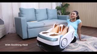Shiatsu Leg Foot Massager Machine for Calf Pain Relief with Heat JSB HF06 Pro