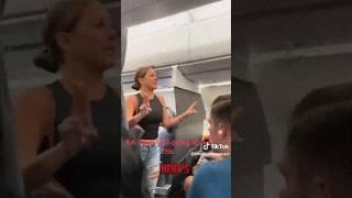 Crazy lady on plane Exposed #shorts #viral #ytshort