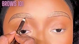 BROW 101  BEGINNERS FRIENDLY BROW TUTORIAL  STEP BY STEP