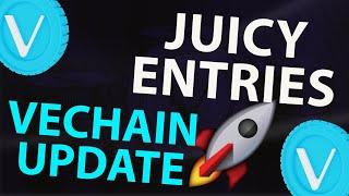 #VECHAIN JUICY ENTRIES  VECHAIN 2 MINUTE UPDATE  $VET PRICE PREDICTION  VET ANALYSIS