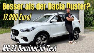 MG ZS Benziner Besser als Dacia Duster und DFSK Fengon 500? SUV für 17.990 Euro  Test  Review