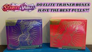 Are SCARLET & VIOLET Elite Trainer Boxes THE BEST PRODUCT to open from this NEW Pokemon Set?