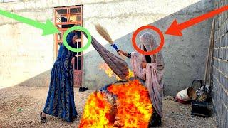 A fire in the heart of the mountain a wedding that is burned by the ex-combatant Maryam**