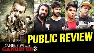 Saheb Biwi Aur Gangster 3  FIRST DAY FIRST SHOW  PUBLIC REVIEW  Sanjay Dutt Chitrangda Jimmy