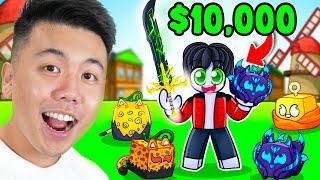 $1 VS $10000 Blox Fruits Account