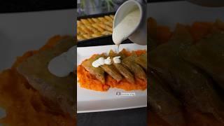 Lauch-Sarma  Leek Rolls & Mashed Sweet Potato  Pırasa Sarması & Tatlı Patates Püresi - #shorts