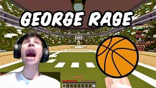 Georgenotfound rages cusses while playing basketball w Dream Sapnap & others