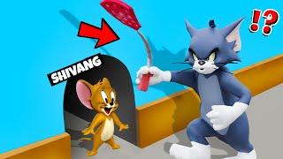 TOM TRIED TO CATCH JERRY  IN RATTY CATTY GAME 