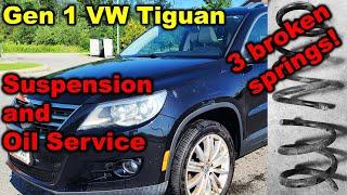 How to rebuild front and back suspension on VW Tiguan