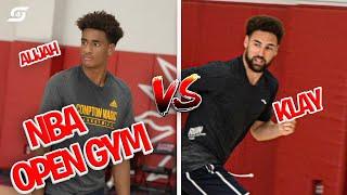 Alijah Arenas vs Klay Thompson in NBA Private Open Gym