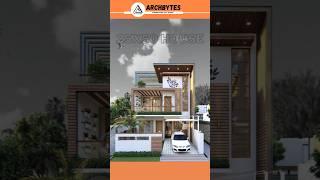 25x50 Feet House Elevation Design  3d #housedesign #elevation #trending #shorts #archbytes