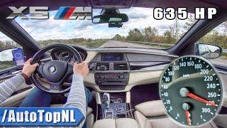 635HP BMW X5M  TOP SPEED on AUTOBAHN No Speed Limit by AutoTopNL