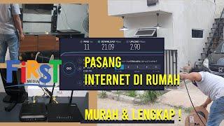 Pasang internet unlimited & Tv kabel dirumah paket murah