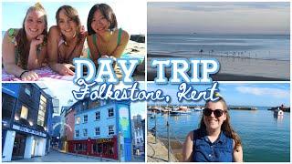 Last Hurrah of the Summer  DAY TRIP TO FOLKESTONE KENT  Travel Vlog