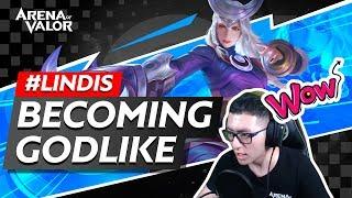 Lindis - Becoming Godlike  Arena of Valor