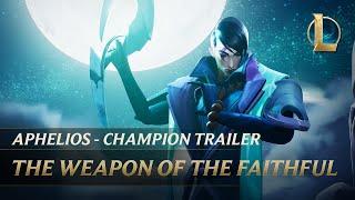 Aphelios The Weapon of the Faithful  Champion Trailer - League of Legends PEGI