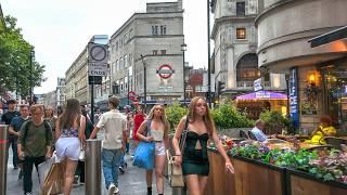 London Summer Walk  Harrods Knightsbridge to Covent Garden West End · 4K HDR