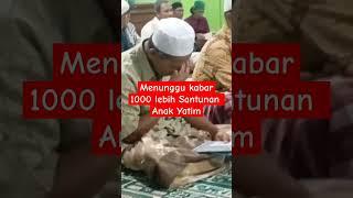 Menunggu kabar Santunan anak yatim#videoshorts #reels