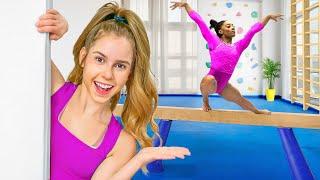 I Built a Gymnastics Gym in my House for Simone Biles