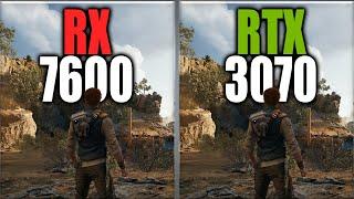 RX 7600 vs RTX 3070 Benchmarks - Tested 20 Games