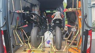 Mercedes-Benz Sprinter Van Motorcycle Trackday Build and Pit Bull TRS