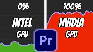 Premiere Pro Not Using Dedicated Graphics Card FIX   Premiere Pro Not Using Graphics Card 