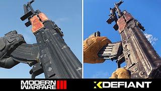 XDefiant Cod Killer vs Modern Warfare III - Graphic & Details Comparison