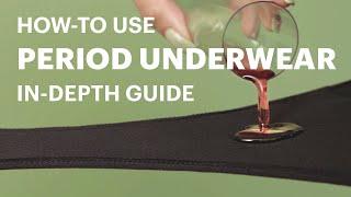 How to use Period Underwear - In-depth Instructional Video