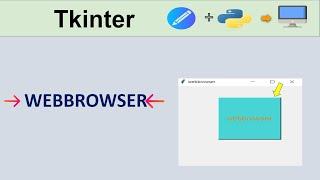 Tkinter Webbrowser  Python GUI #python #tkinter #desktop