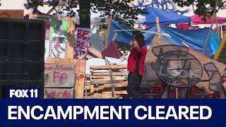 Cal State LA encampment cleared by cops