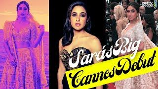 Sara Ali Khan Goes Fully Desi At Cannes In Lehenga