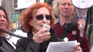 Dorothy Dundas at May 4 2014 Protest of the American Psychiatric Association New York City