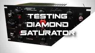 Trying Acustica Audio Diamond Saturator on Techno