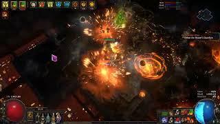 3.21 Path of Exile EXPLODE TOTEM TEST 3.7B Dps ?? Saboteur