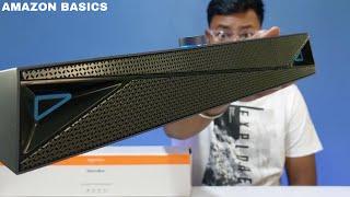 Amazon Basics 20W Bluetooth Soundbar Unboxing & Review  Best Bluetooth Soundbar Under 1500 