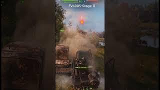 FV4005 Stage II destroys Enemy  #wot #shorts