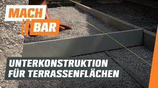 Unterkonstruktion für Terrassen und Pflasterflächen  OBI