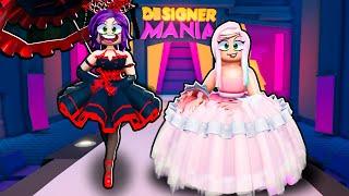 We went to a fashion show competition  Roblox Designer Mania