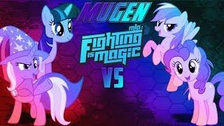 Mugen Fighting Is Magic Twilight Sparkle & Trixie Lulamoon VS Rainbow Dash & Pinkie Pie